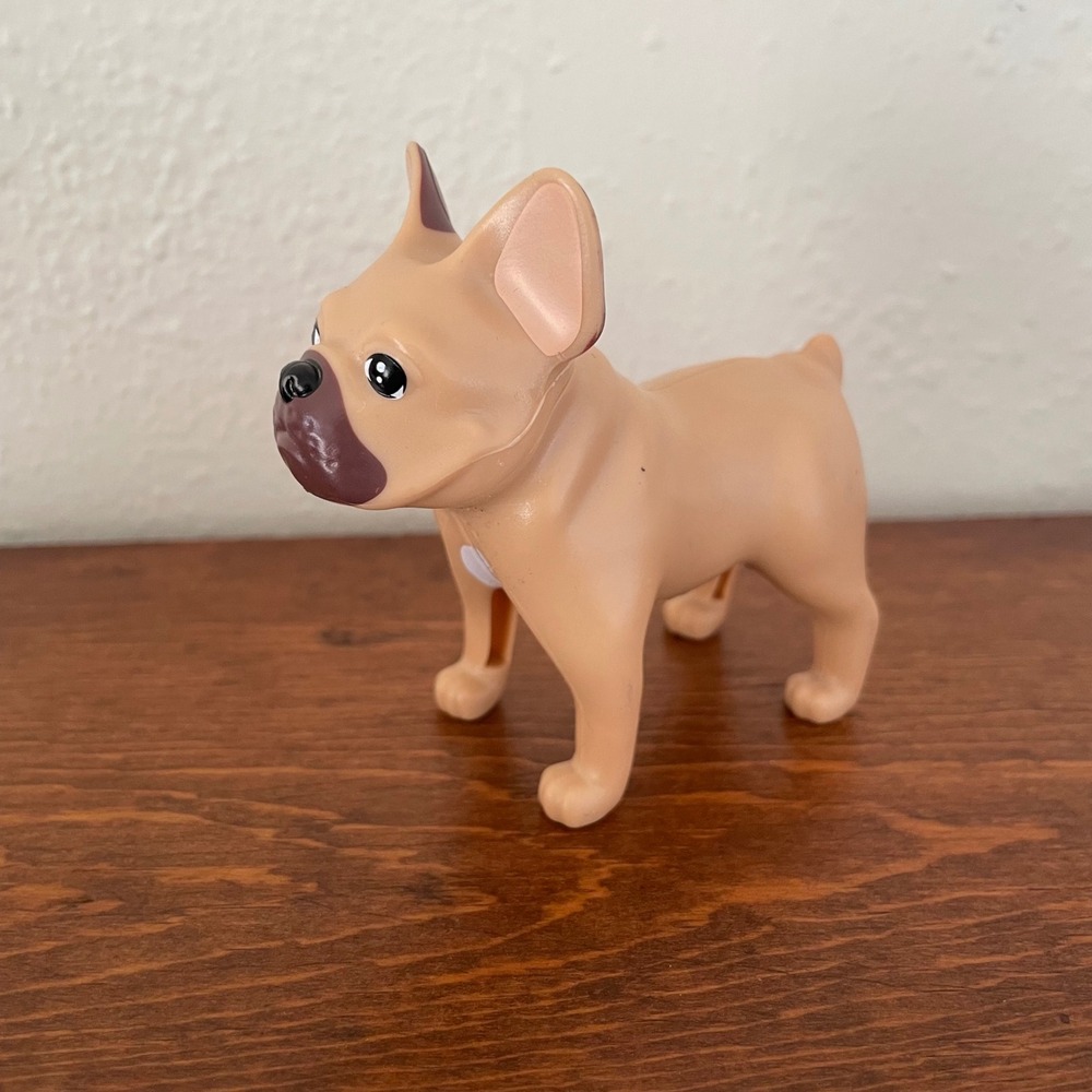 French Bulldog‎ Plastic Toy Figurine Dog Figure 3x3 inches
